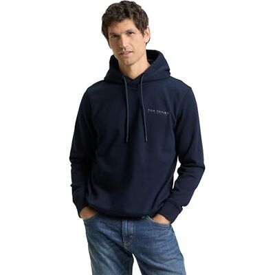 1048635 TOM TAILOR Męska bluza z kapturem, 10668 Sky Captain Blue, L 1048635 TOM TAILOR Męska bluza z kapturem, 10668 Sky Captain Blue, L
