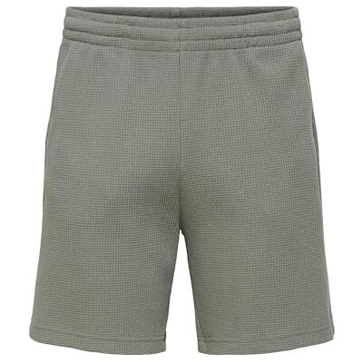 22036394-4967195 ONLY & SONS Szorty Onstobie RLX S Waffle-Noos, Castor Grey, XS męskie, Szary brąz., XS 22036394-4967195 ONLY & SONS Szorty Onstobie RLX S Waffle-Noos, Castor Grey, XS męskie, Szary brąz., XS