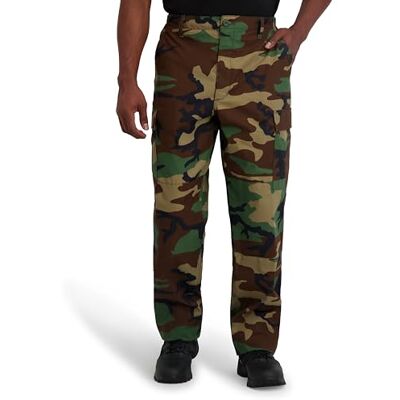 F525025320S2 Propper Męskie standardowe spodnie F525025-Uniform BDU, Woodland, rozmiar S, regularny krój F525025320S2 Propper Męskie standardowe spodnie F525025-Uniform BDU, Woodland, rozmiar S, regularny krój