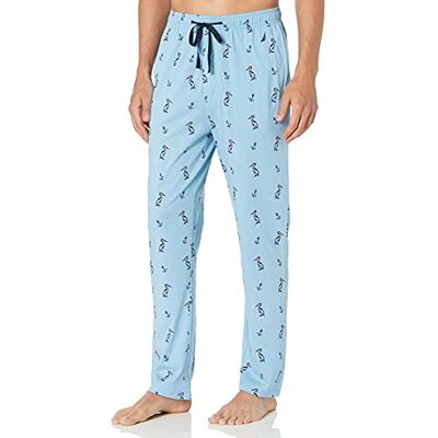 KP84S9-4TP-XL Nautica Męskie bawełniane spodnie piżamowe z elastycznym pasem, miękkie, tkane 100%, XL KP84S9-4TP-XL Nautica Męskie bawełniane spodnie piżamowe z elastycznym pasem, miękkie, tkane 100%, XL