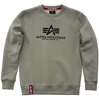 178302-11 Alpha Industries Podstawowa bluza męska Alpha Industries Olive 178302-11 Alpha Industries Podstawowa bluza męska Alpha Industries Olive