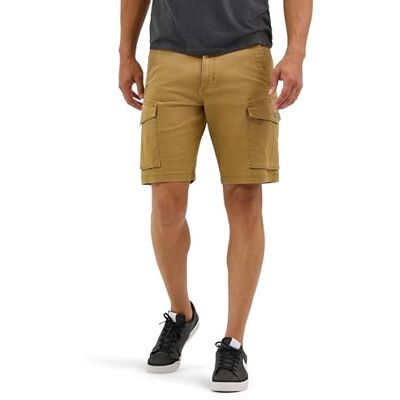 112367151 Wrangler Authentics Men's Comfort Flex Waist Cargo Short, Dull Gold 112367151 Wrangler Authentics Men's Comfort Flex Waist Cargo Short, Dull Gold