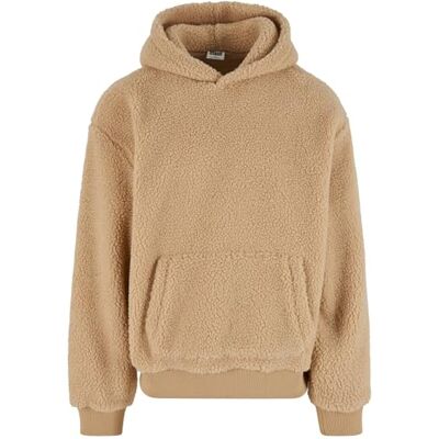 TB7265 Urban Classics Oversized Teddy Hoody, beżowy (Unionbei), S TB7265 Urban Classics Oversized Teddy Hoody, beżowy (Unionbei), S