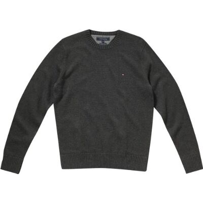 TOMMY PREP C-NK CF / 857820813 Tommy Hilfiger Męski sweter Tommy PREP C-NK CF/857820813, Szary (437 Charcoal Heather-eur), 50 TOMMY PREP C-NK CF / 857820813 Tommy Hilfiger Męski sweter Tommy PREP C-NK CF/857820813, Szary (437 Charcoal Heather-eur), 50