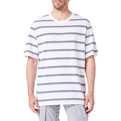12234277 JACK & JONES Koszulka męska Jorpalma Stripe Tee SS Crew Neck, Bright White, M 12234277 JACK & JONES Koszulka męska Jorpalma Stripe Tee SS Crew Neck, Bright White, M
