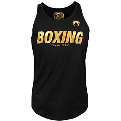 VENUM-03815-126-L Venum Męskie bokserki Vt Tank Tops czarny czarny/złoty L VENUM-03815-126-L Venum Męskie bokserki Vt Tank Tops czarny czarny/złoty L