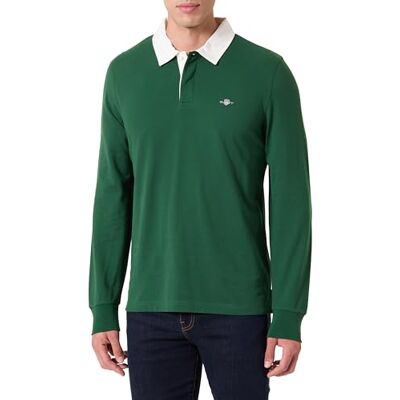 2015067 GANT Pique Heavy Rugger męska koszulka polo, zielony, M 2015067 GANT Pique Heavy Rugger męska koszulka polo, zielony, M