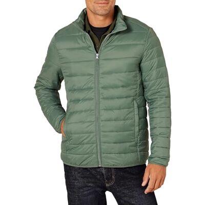 F17AE10003-Green-X-Large Amazon Essentials Męska lekka, wodoodporna kurtka puchowa (dostępna w dużych i wysokich), świerkowa zieleń, XL F17AE10003-Green-X-Large Amazon Essentials Męska lekka, wodoodporna kurtka puchowa (dostępna w dużych i wysokich), świerkowa zieleń, XL