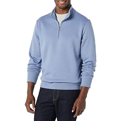 AEM20051F21-BleDB-X-Small Amazon Essentials Men's Bluza polarowa z długim rękawem i krótkim zamkiem, Niebieski, XS AEM20051F21-BleDB-X-Small Amazon Essentials Men's Bluza polarowa z długim rękawem i krótkim zamkiem, Niebieski, XS