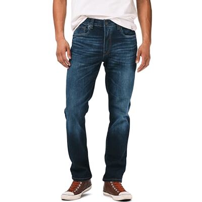 BM22633 Buffalo David Bitton Męskie dżinsy dżinsowe Ash Slim, Lekki średni indygo, 38W x 32L BM22633 Buffalo David Bitton Męskie dżinsy dżinsowe Ash Slim, Lekki średni indygo, 38W x 32L