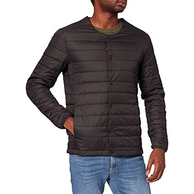 12192695 Jack & Jones Męska kurtka puchowa Jorbrink, czarny, S 12192695 Jack & Jones Męska kurtka puchowa Jorbrink, czarny, S