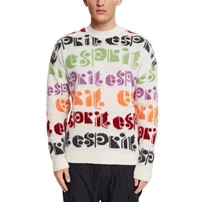 102EE2I315 ESPRIT Męski sweter , 110/OFF biały, S 102EE2I315 ESPRIT Męski sweter , 110/OFF biały, S