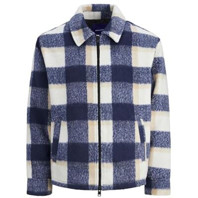 12238915 JACK & JONES Kurtka męska Jorcole Sn, Navy Blazer/Szczegóły: CHECK, S 12238915 JACK & JONES Kurtka męska Jorcole Sn, Navy Blazer/Szczegóły: CHECK, S