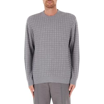 6DZM6F Armani Exchange Męski sweter The Grid, Sustainable, Micro Damier Effect, Wieża Eiffla, XS 6DZM6F Armani Exchange Męski sweter The Grid, Sustainable, Micro Damier Effect, Wieża Eiffla, XS