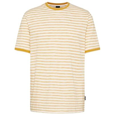 8350-55022A bugatti Męski T-shirt rękaw 1:2, Żółty-630, M 8350-55022A bugatti Męski T-shirt rękaw 1:2, Żółty-630, M