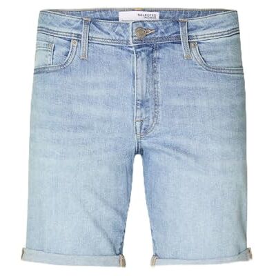 16092496 SELETED HOMME Slhslim Alex 3404 L.B Super Shorts Noos, Spodenki, Szorty, Blue Denim, XXL 16092496 SELETED HOMME Slhslim Alex 3404 L.B Super Shorts Noos, Spodenki, Szorty, Blue Denim, XXL