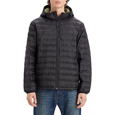 A5622-0000 Levi's Mężczyźni Pierce Packable Jacket, Jet Black, XL A5622-0000 Levi's Mężczyźni Pierce Packable Jacket, Jet Black, XL