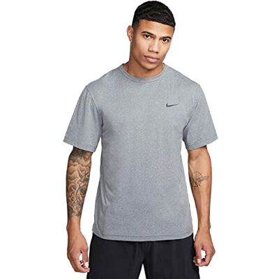 DV9839-451 Nike Men's Top M Nk Df Uv Hyverse Ss, Obsidian/Htr/Black, , L DV9839-451 Nike Men's Top M Nk Df Uv Hyverse Ss, Obsidian/Htr/Black, , L