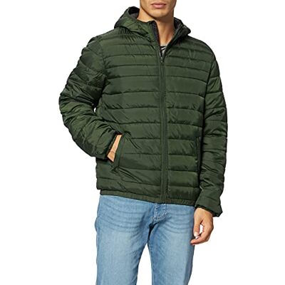 L58639 Lotto Męska kurtka Bomber Cortina Hd Pad Pl, Zielona żywica, S L58639 Lotto Męska kurtka Bomber Cortina Hd Pad Pl, Zielona żywica, S