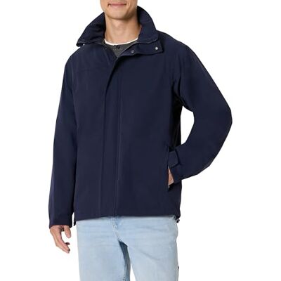 AEMN71508_Navy Amazon Essentials Męska wodoodporna kurtka przeciwdeszczowa, granatowy, XL AEMN71508_Navy Amazon Essentials Męska wodoodporna kurtka przeciwdeszczowa, granatowy, XL