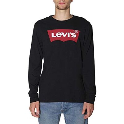 36015-0013 Levi's Mężczyźni Long-Sleeve Standard Graphic Tee T-Shirt, Stonewashed Black, XXS 36015-0013 Levi's Mężczyźni Long-Sleeve Standard Graphic Tee T-Shirt, Stonewashed Black, XXS