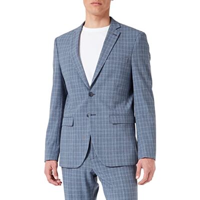 16087745 SELECTED HOMME Męska marynarka w kratkę, Grey/Checks:blue, 44 16087745 SELECTED HOMME Męska marynarka w kratkę, Grey/Checks:blue, 44
