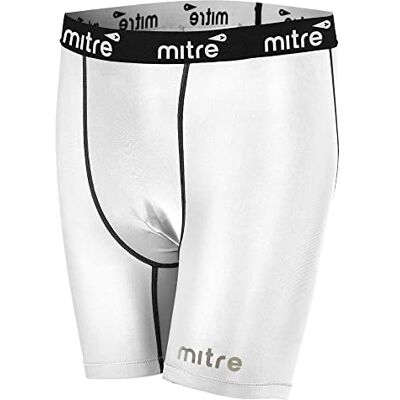 T60013WA1-XS Mitre Męskie szorty kompresyjne Neutron, białe, XL (rozmiar producenta: XS) T60013WA1-XS Mitre Męskie szorty kompresyjne Neutron, białe, XL (rozmiar producenta: XS)