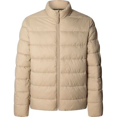 PM4027171 Pepe Jeans Męska kurtka puchowa, brązowa (STONE BEIGE), L, Brązowy (kamienny beż), L PM4027171 Pepe Jeans Męska kurtka puchowa, brązowa (STONE BEIGE), L, Brązowy (kamienny beż), L