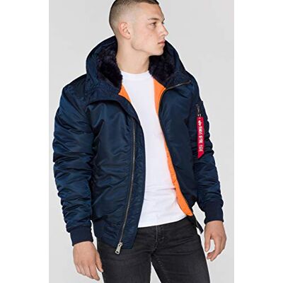 158104-07 Alpha Industries Męska kurtka bomberka z kapturem MA-1 Rep.Blue 158104-07 Alpha Industries Męska kurtka bomberka z kapturem MA-1 Rep.Blue