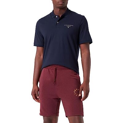 12242601 JACK & JONES Jpstwarrior męskie szorty dresowe, port royale, M 12242601 JACK & JONES Jpstwarrior męskie szorty dresowe, port royale, M