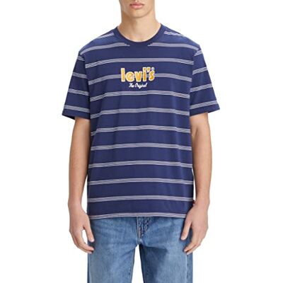 16143-0836 Levi's Ss Relaxed Fit Tee T-Shirt Mężczyźni, Tassel Naval Academy, M 16143-0836 Levi's Ss Relaxed Fit Tee T-Shirt Mężczyźni, Tassel Naval Academy, M