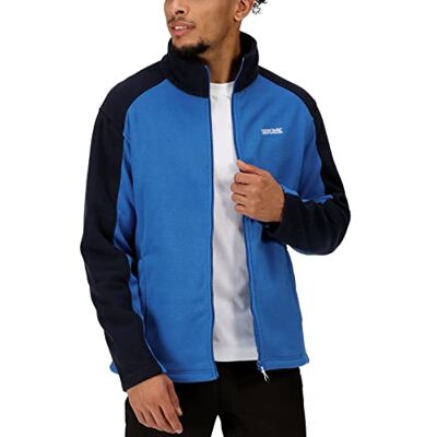 RMA192 Regatta męski polar Hedman II z zamkiem błyskawicznym Oxford Blue/Navy XXL RMA192 Regatta męski polar Hedman II z zamkiem błyskawicznym Oxford Blue/Navy XXL