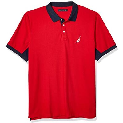 K84803-6NR-2XL Nautica Męska koszulka polo z krótkim rękawem o klasycznym kroju, XXL K84803-6NR-2XL Nautica Męska koszulka polo z krótkim rękawem o klasycznym kroju, XXL