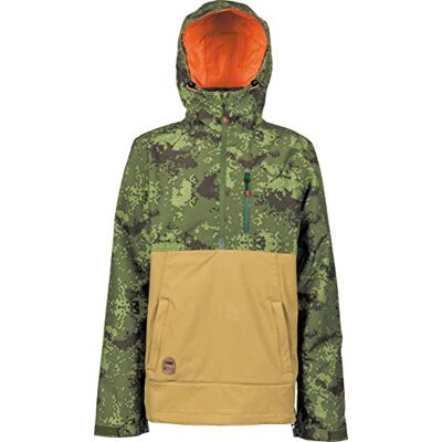 1191-873571 Nitro męska kurtka snowboardowa Denali 19, wodoodporna, ciepłe, w pełni uszczelnione szwy, kieszeń audio, najlepsza podszewka, kamuflaż/chino 1191-873571 Nitro męska kurtka snowboardowa Denali 19, wodoodporna, ciepłe, w pełni uszczelnione szwy, kieszeń audio, najlepsza podszewka, kamuflaż/chino