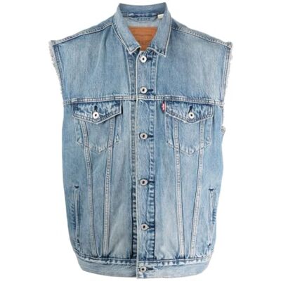 A5789-0000 Levi's Mężczyźni Relaxed Trucker Vest 0, Kentucky Blue Vest, S A5789-0000 Levi's Mężczyźni Relaxed Trucker Vest 0, Kentucky Blue Vest, S
