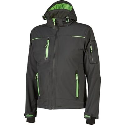 U Power U-Power SPACE, Kurtka Softshell, z odpinanym kapturem, szerokie kieszenie, pełny zamek błyskawiczny, wiatroszczelna, wodoodporna, wytrzymała, wygodna, odzież wierzchnia (ASPHALT GREY GREEN_L) U Power U-Power SPACE, Kurtka Softshell, z odpinanym kapturem, szerokie kieszenie, pełny zamek błyskawiczny, wiatroszczelna, wodoodporna, wytrzymała, wygodna, odzież wierzchnia (ASPHALT GREY GREEN_L)