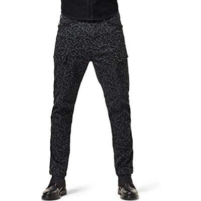 D17530-C312-B799 G-STAR RAW Roxic Tapered Cargo spodnie męskie, Wielokolorowy (Raven Micro Forest Camo ), 27W / 34L D17530-C312-B799 G-STAR RAW Roxic Tapered Cargo spodnie męskie, Wielokolorowy (Raven Micro Forest Camo ), 27W / 34L