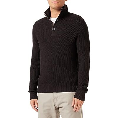 12205043 JACK & JONES Jprblaperfect Knit High Neck Button sweter męski, Java, L 12205043 JACK & JONES Jprblaperfect Knit High Neck Button sweter męski, Java, L