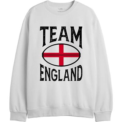 UXREPCZSW047 Republic Of California "Team England" Bluza męska, biała, rozmiar XXL, biały, XXL UXREPCZSW047 Republic Of California "Team England" Bluza męska, biała, rozmiar XXL, biały, XXL