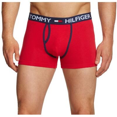 Tommy Hilfiger Bokserki męskie Matt Trunk / 1U87901919, Czerwony (611 Tango Red), 50 Tommy Hilfiger Bokserki męskie Matt Trunk / 1U87901919, Czerwony (611 Tango Red), 50