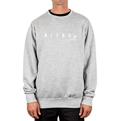 1201-872342 Nitro Unisex Crew Neck Lift Crew'20 szary Heather Gray X-S 1201-872342 Nitro Unisex Crew Neck Lift Crew'20 szary Heather Gray X-S