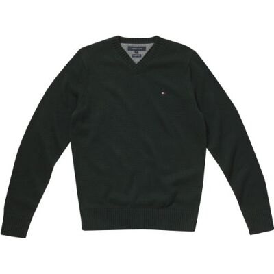 TOMMY PREP V-NK CF / 857820812 Tommy Hilfiger Męski sweter Tommy PREP V-NK CF/857820812, Zielony (881 New Forest), 50 TOMMY PREP V-NK CF / 857820812 Tommy Hilfiger Męski sweter Tommy PREP V-NK CF/857820812, Zielony (881 New Forest), 50