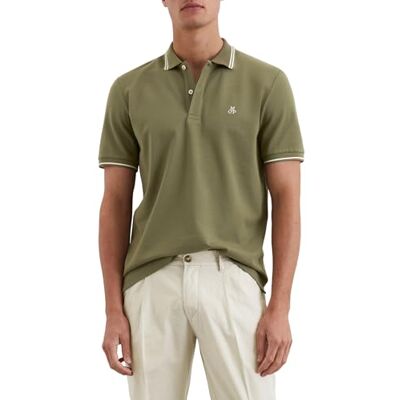 523223053054 Marc OPolo męska koszulka polo z krótkim rękawem z bawełny organicznej Regular Fit, 452, XXL 523223053054 Marc OPolo męska koszulka polo z krótkim rękawem z bawełny organicznej Regular Fit, 452, XXL