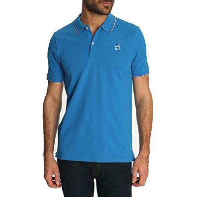84089E-5864-885 G-STAR RAW Męska koszulka polo Neigan z krótkim rękawem Premium Stretch Pk T-shirt, Niebieski Bleu (tusz), XL 84089E-5864-885 G-STAR RAW Męska koszulka polo Neigan z krótkim rękawem Premium Stretch Pk T-shirt, Niebieski Bleu (tusz), XL