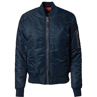 SCHOTT NYC Blouson FEMME AIRFORCEWRS Schott NYC AIRFORCEWRS Kurtka Bomber Schott, Navy, XS Dorosły SCHOTT NYC Blouson FEMME AIRFORCEWRS Schott NYC AIRFORCEWRS Kurtka Bomber Schott, Navy, XS Dorosły