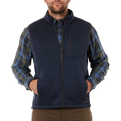 S4556A Smith's Workwear Męski sweter z podszewką Sherpa polarowa kamizelka, łupkowy niebieski wrzos, XL S4556A Smith's Workwear Męski sweter z podszewką Sherpa polarowa kamizelka, łupkowy niebieski wrzos, XL
