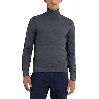 UK8519.000.G21901 Replay Sweter męski, 293 szary, 3XL UK8519.000.G21901 Replay Sweter męski, 293 szary, 3XL