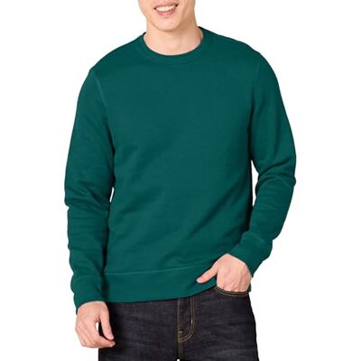 F17AE50000-GrenF-X-Large Amazon Essentials Men's Bluza polarowa z okrągłym dekoltem (dostępna w wersjach Big i Tall), Leśna zieleń, XL F17AE50000-GrenF-X-Large Amazon Essentials Men's Bluza polarowa z okrągłym dekoltem (dostępna w wersjach Big i Tall), Leśna zieleń, XL