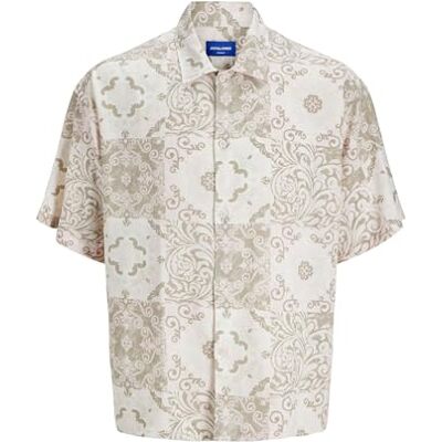 12277649-4762164 JACK & JONES Jorhydra AOP koszulka męska Ss Pls, Tickled Pink, 4XL 12277649-4762164 JACK & JONES Jorhydra AOP koszulka męska Ss Pls, Tickled Pink, 4XL