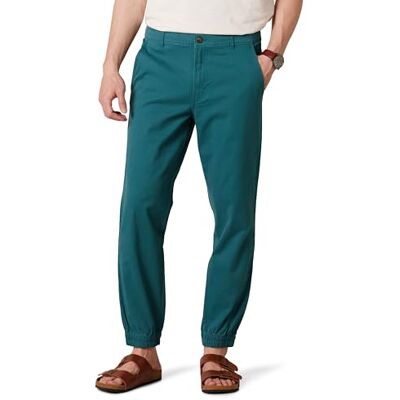 AE190194-BluTE-Large Amazon Essentials Męskie spodnie dresowe o prostym kroju, sprany morski zielony, L AE190194-BluTE-Large Amazon Essentials Męskie spodnie dresowe o prostym kroju, sprany morski zielony, L